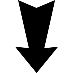 Black Arrow Logo - Black arrow down 4 icon black arrow icons