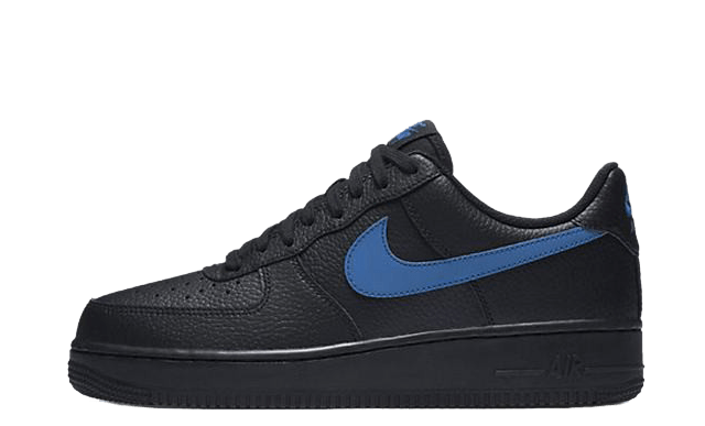 Black Blue Air Force Logo - Nike Air Force 1 Low 07 Black Blue. AA4083 003. The Sole Supplier