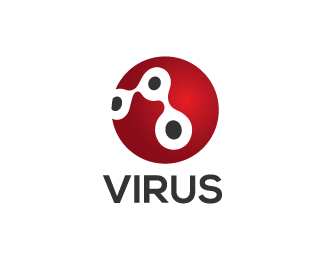 Virus Logo - Virus Designed by SimplePixelSL | BrandCrowd
