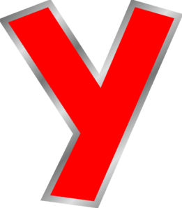 Red Y Logo - Red Lowercase Y Clip Art at Clker.com - vector clip art online ...