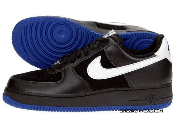 Black Blue Air Force Logo - Nike Air Force 1 - Black - Old Royal - White - SneakerNews.com