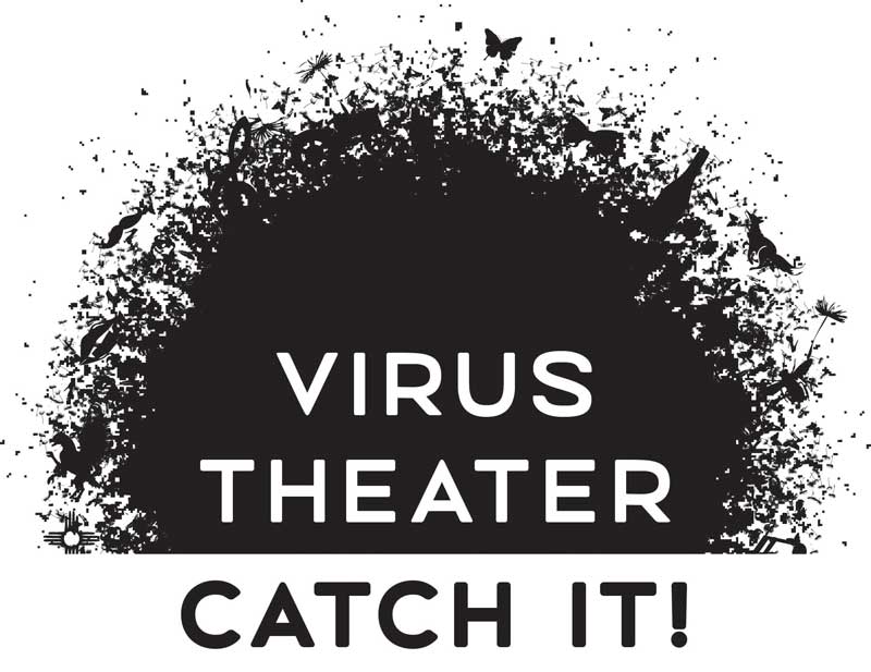 Virus Logo - Virus Theater - live community performance in Silver City NM