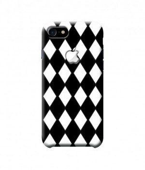 Black and White Diamond Shape Logo - Smart Phone Cover - Black and white diamond shape pattern apple | Be ...