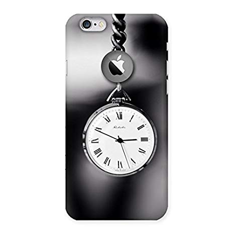 iPhone Clock Logo - Neo World Clock Chain Back Case Cover for iPhone 6 Logo: Amazon.in ...