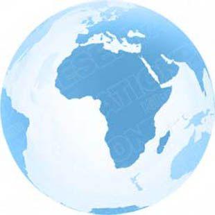 Baby Blue Globe Logo - Download High Quality Royalty Free 3D Globe Africa Light Blue