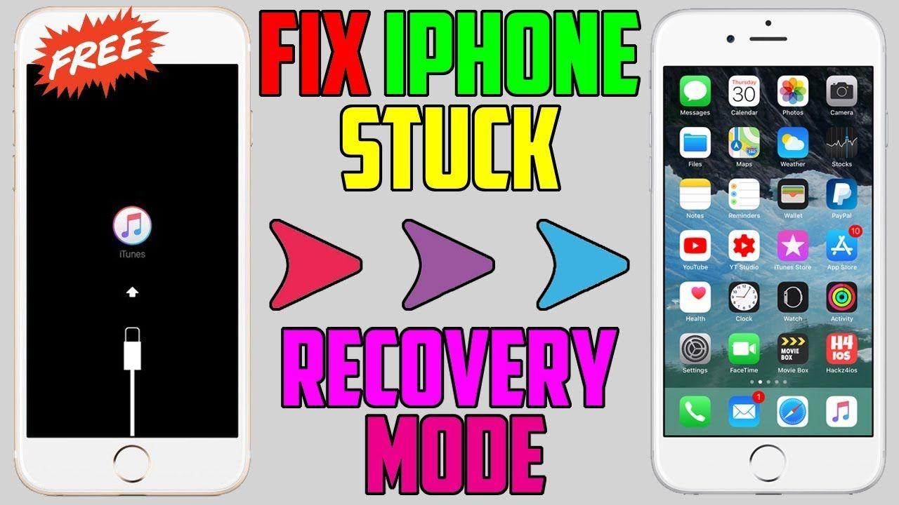 iPhone Clock Logo - How to Fix iPhone Stuck on Recovery Mode / Apple Logo / Black Screen ...