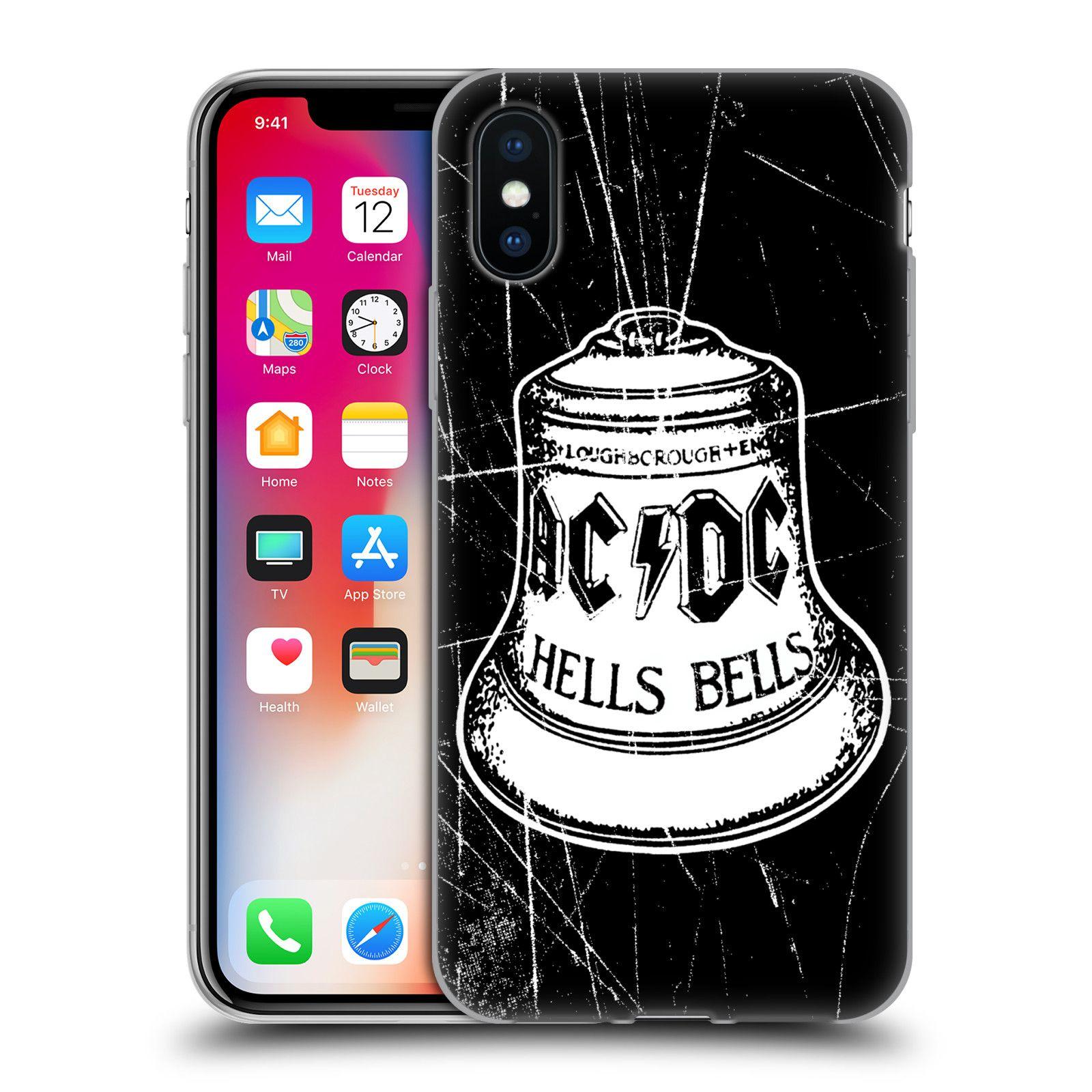 iPhone Clock Logo - OFFICIAL AC DC ACDC LOGO SOFT GEL CASE FOR APPLE IPHONE PHONES