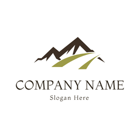 Brown Mountain Logo - Free Mountain Logo Designs. DesignEvo Logo Maker