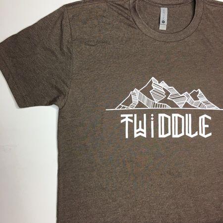 Brown Mountain Logo - Mountain Logo T Shirt. Twiddle & Dream