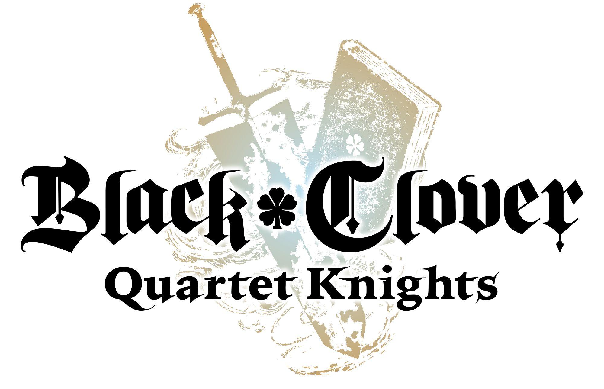 Black Clover Logo - Bandai Namco Reveals Black Clover: Quartet Knights, a 3rd Person ...