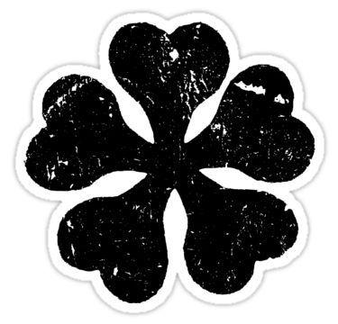Black Clover Logo - Black Clover Anime Logo T Shirt for Anime Lovers' Sticker by ...