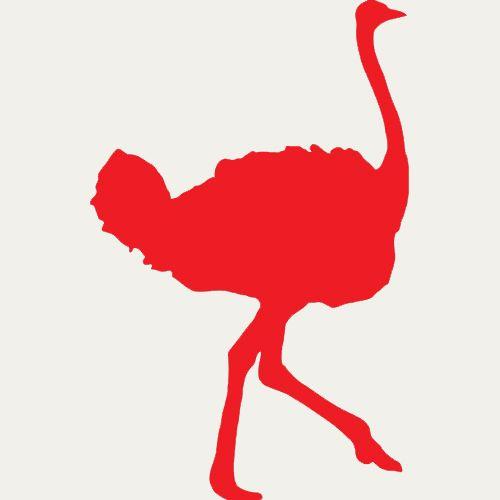 Red Ostrich Logo - Red Ostrich Logo