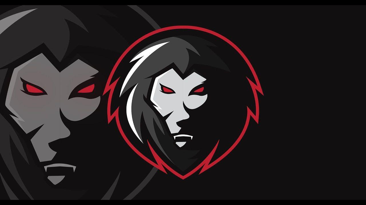 Dark Lion Logo - Adobe Illustrator - Dark Lion Mascot E-sport / Team Logo Speedart ...