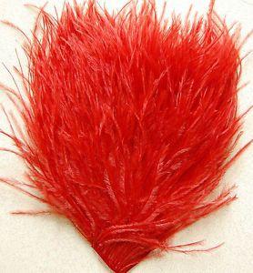 Red Ostrich Logo - OSTRICH FEATHER PAD - RED Ostrich Pad; Headbands Hats/Art/Craft ...