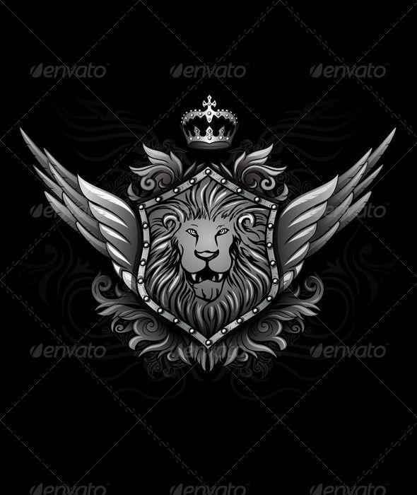 Dark Lion Logo - Lions. Tattoos, Lion tattoo, Shield tattoo