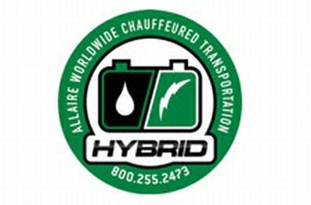 Hybrid Car Logo - A Bright, Green Logo for Allaire Limousines