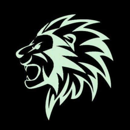 Dark Lion Logo - Glow In The Dark Lion Head T Shirt