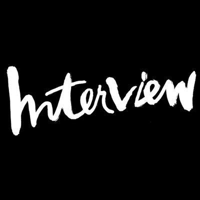 The Interview Black and White Logo - Interview Magazine (@InterviewMag) | Twitter