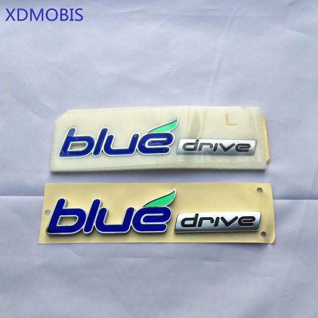 Hybrid Car Logo - AuthentFor Sonata YF Hybrid blue car logo For IX25 ACCENT, SOLARIS ...