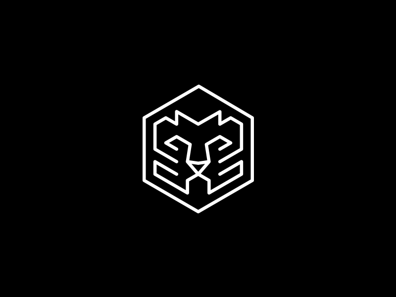 Dark Lion Logo - Lion Logo