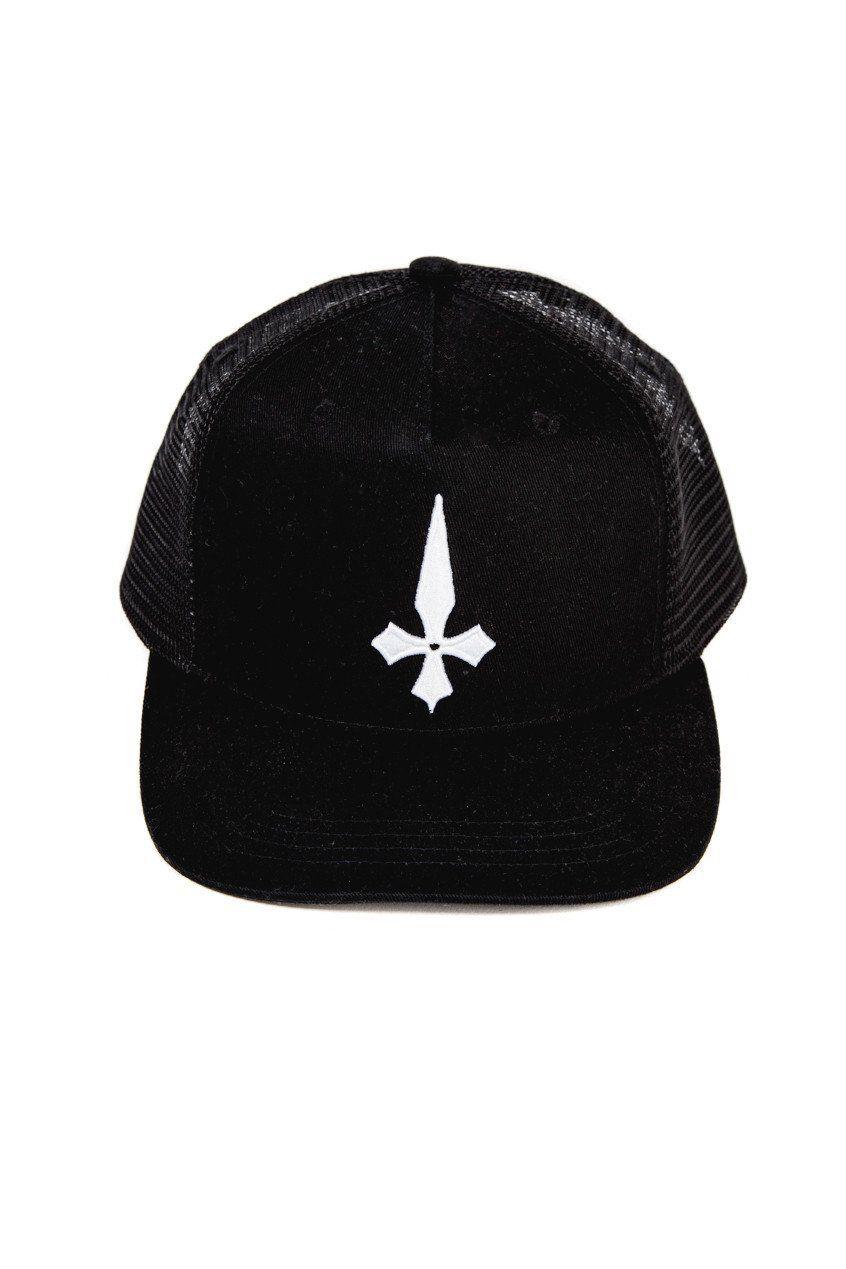 White Cross Clothing Logo - Judas Sinned Signature White Cross Cap Sinned Clothing