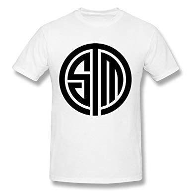 White Cross Clothing Logo - Men's Esport Logo Tsm Team T Shirt White: Amazon.co.uk: Clothing