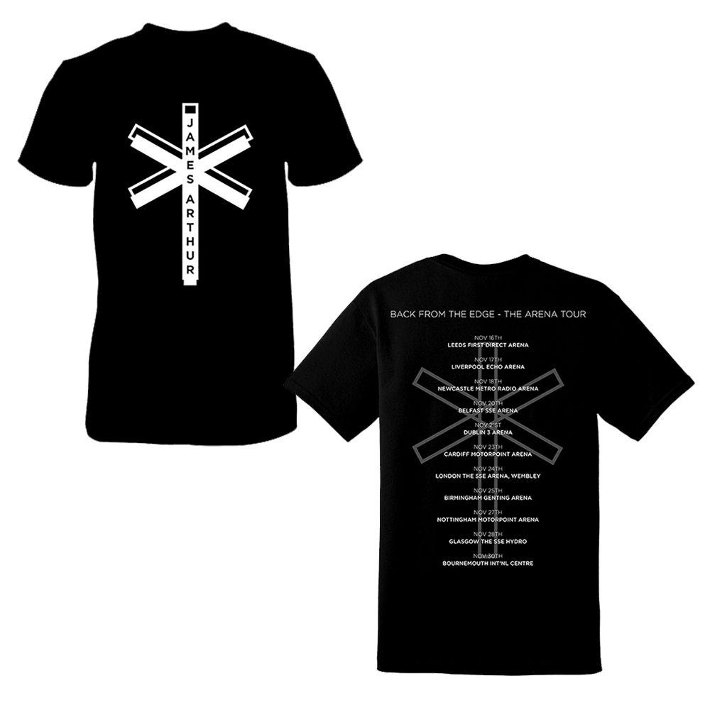 White Cross Clothing Logo - James Arthur. Black Cross Dates Back