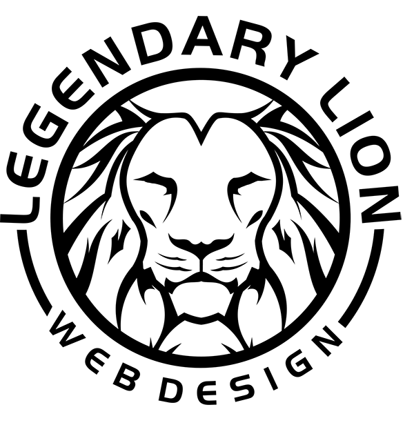 Dark Lion Logo - Legendary Lion Web Design Logo Dark. Legendary Lion Web Design