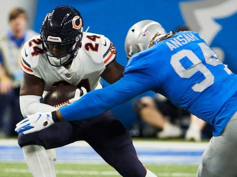 Howard Lions Logo - Jordan Howard: Bears RB is enjoying team's run -- and fun