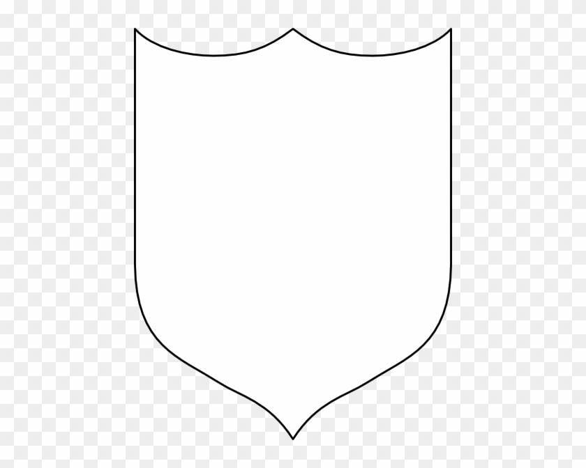Blank Shield Logo - Blank Shield Clip Art At Clker - White Shield Png - Free Transparent ...