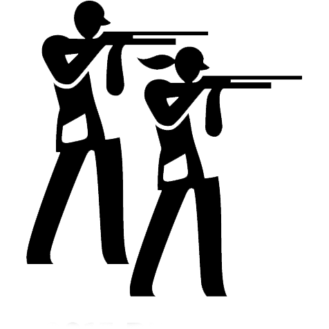 Rifle Shooting Logo - Great America Rifle Conference Mens Fencing - HERO Sports