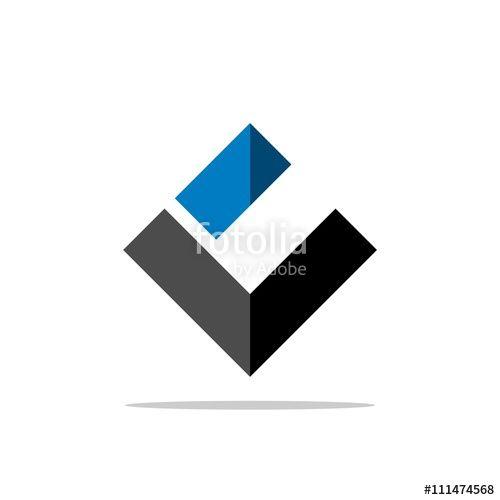 LC Logo - Diamond Shape - L C Letter Logo Template