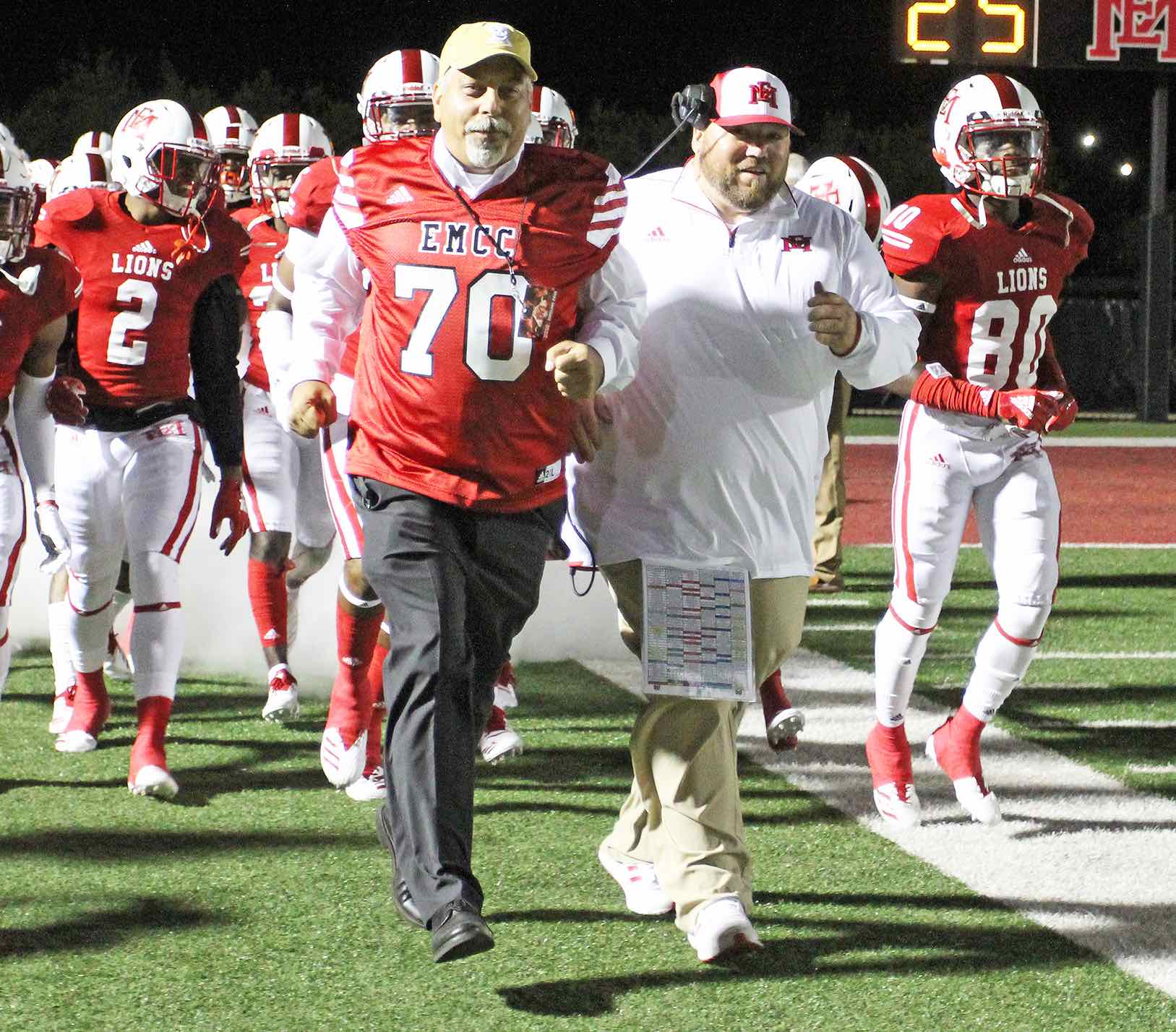 EMCC Lions Football Logo - Israel Consul General visits 'Last Chance U'