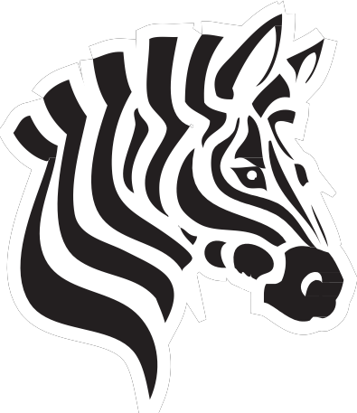 Zebra Head Logo - Home B. Zachry Elementary School