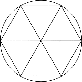 Hexagon Circle Logo - Regular Hexagon Inscribed In A Circle | ClipArt ETC