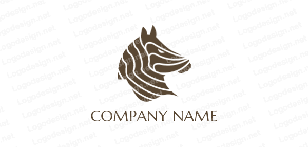 Zebra Head Logo - aggressive zebra head. Logo Template by LogoDesign.net