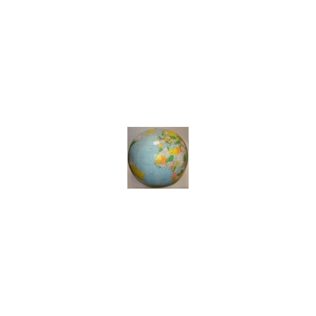 Baby Blue Globe Logo - Inflatable Globe 30cm (12 Inches) Light Blue Political (15001)