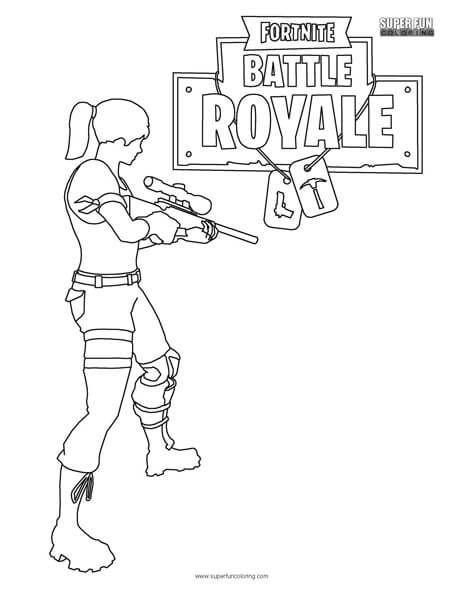 Coloring Fortnite Battle Royale Logo - Fortnite Battle Royale Coloring Page. Fortnite Party