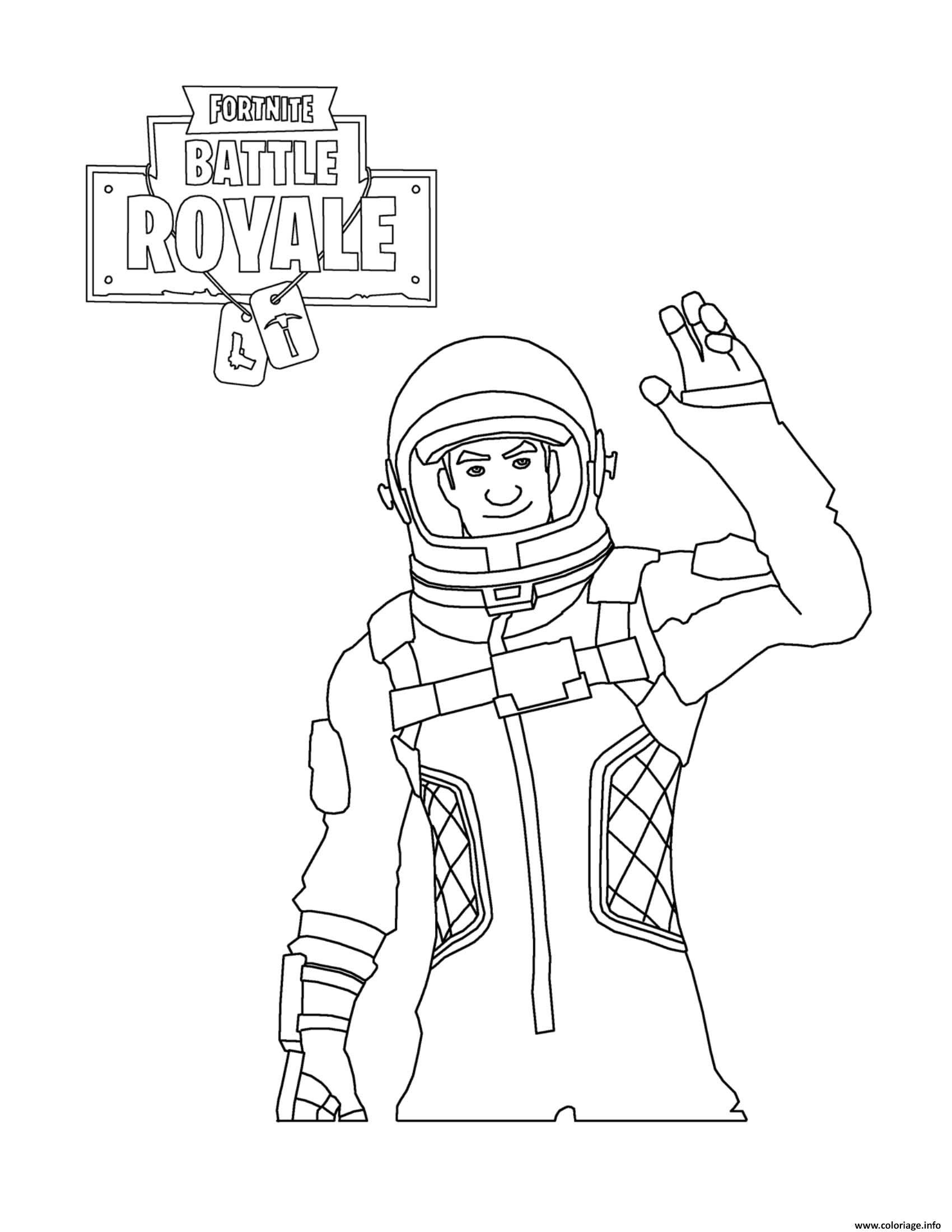Coloring Fortnite Battle Royale Logo - Fortnite Battle Royale : Astronaut - Fortnite Battle Royale Kids ...
