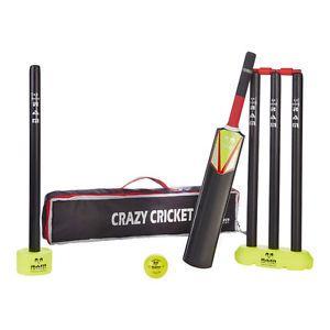 Crazy Bats Softball Logo - Ram Cricket Crazy Cricket Set - Micro - Plastic Set Inc. Bat, Stumps ...