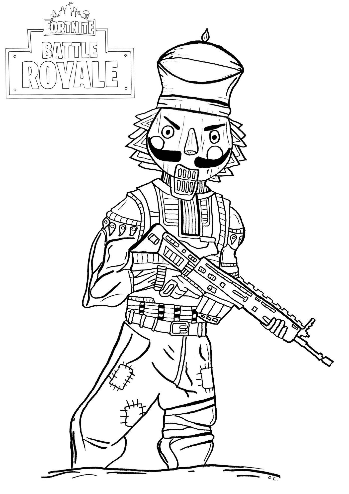 Coloring Fortnite Battle Royale Logo - These Fortnite Coloring Pages are the Perfect Gift for Anyone ...