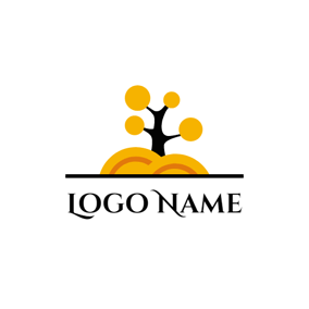 Orange Circle It Logo - Free Finance & Insurance Logo Designs. DesignEvo Logo Maker
