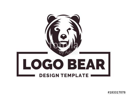 Bear Logo - Bear logo - vector illustration, emblem design on white background ...
