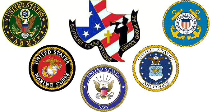 Armed Forces Logo - Southeast Texas Veterans Service Group – Veterans Never Forgotten