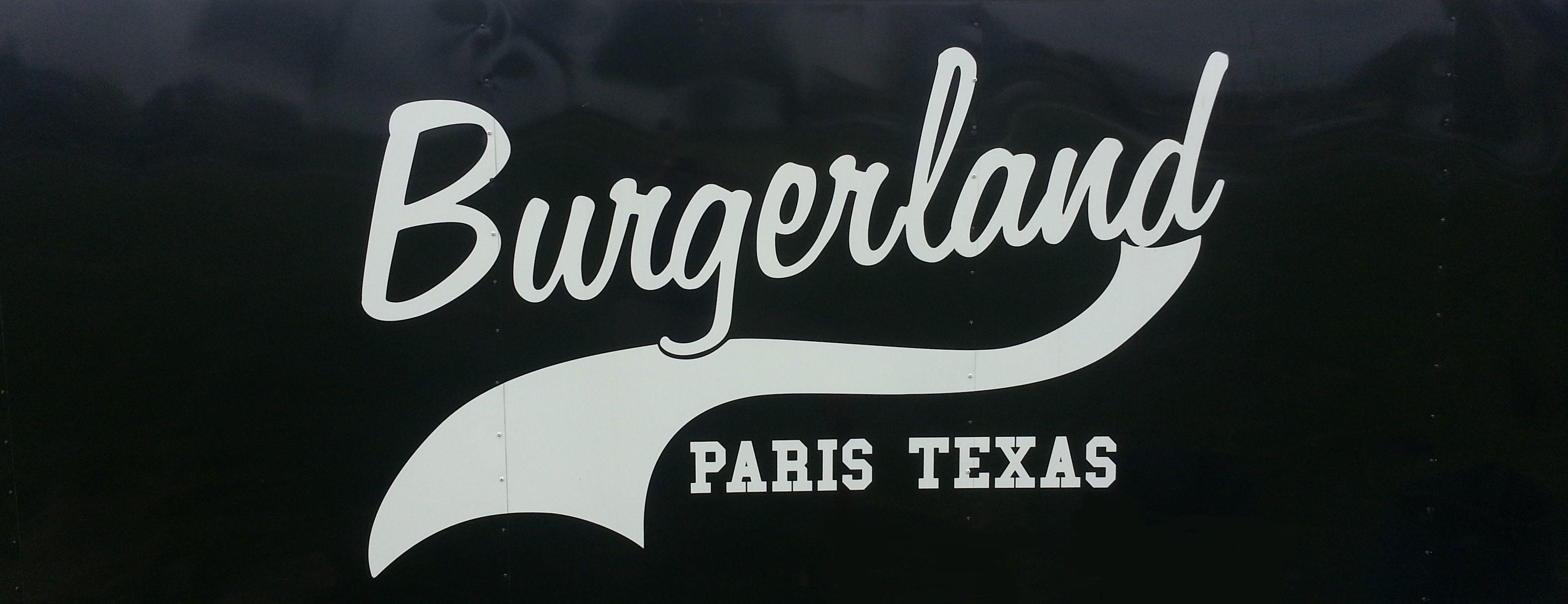 Paris TX Logo - Burgerland – Voted Best Burgers and Fries Three Years Running