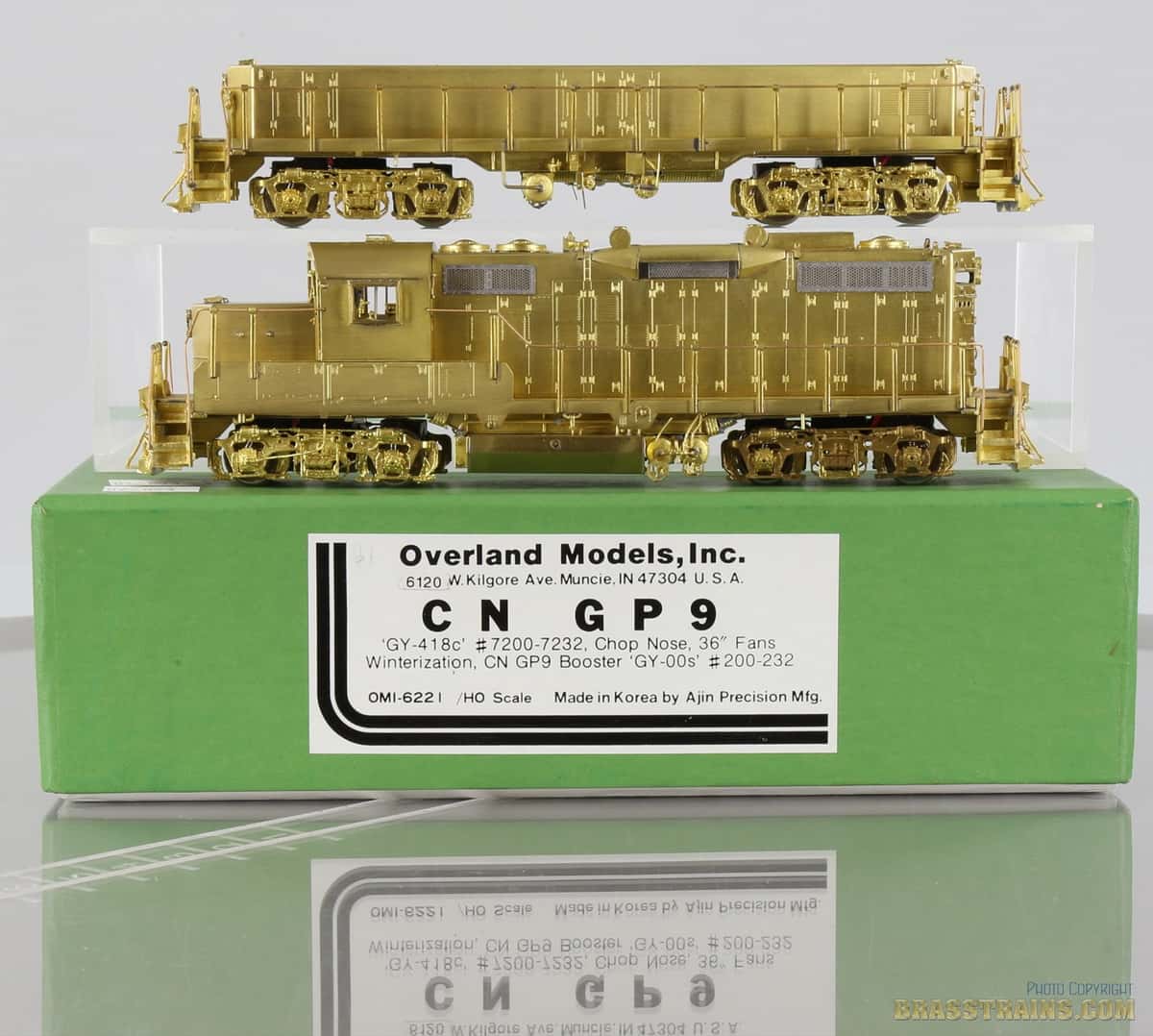 Images of G Y CN Logo - HO Brass Model Train - OMI 6221 CN CNR Canadian National GP9 / GY ...