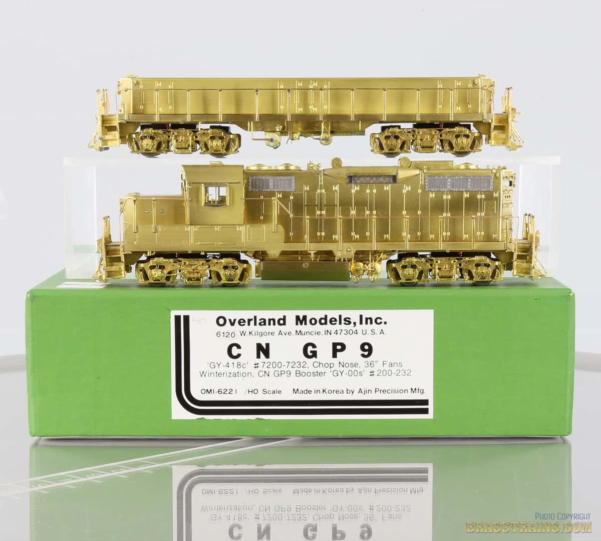 Images of G Y CN Logo - HO Brass Model Train - OMI 6221 CN CNR Canadian National GP9 / GY ...