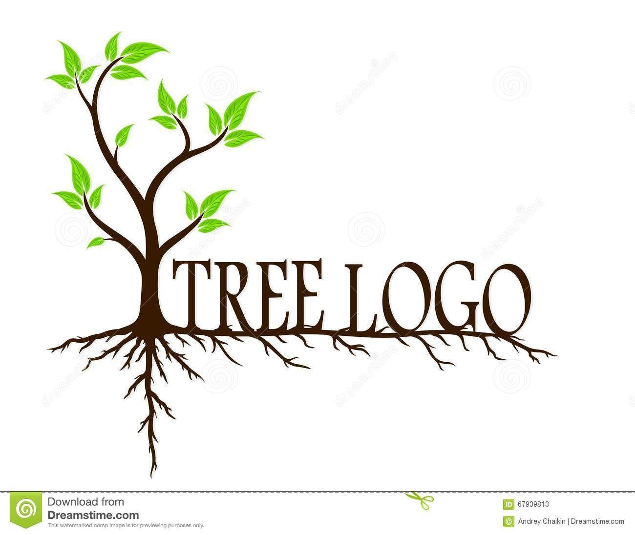 Roots Logo - tree roots logo | Green Tree With Roots. Stock Vector - Image ...