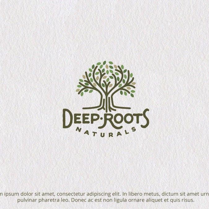 Tree Roots Logo - Develop a logo for Deep Roots Naturals Inspired by an Ancient Tree ...