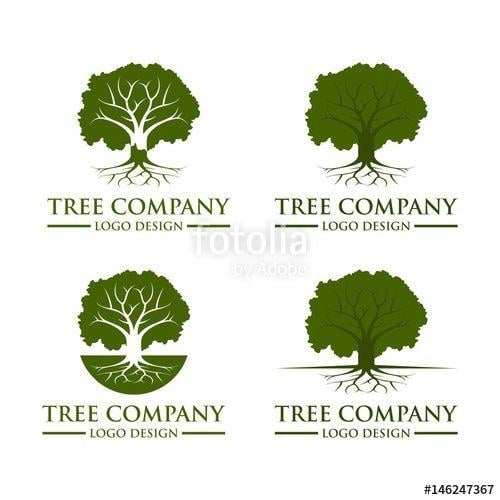 Tree Roots Logo - Tree Roots Design Vector Logo Template